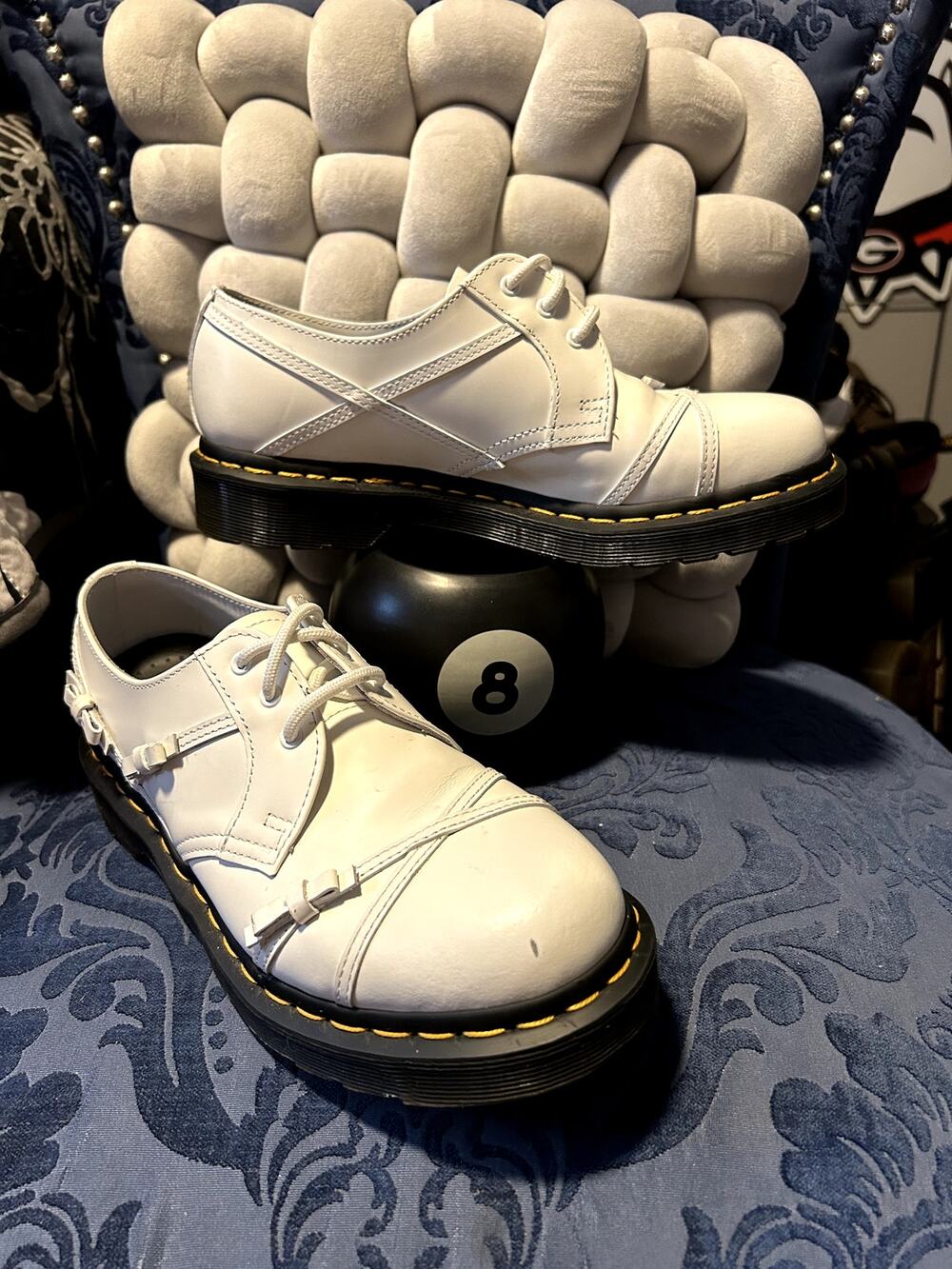 Dr Martens White 1461 Bow size 8/EU 39